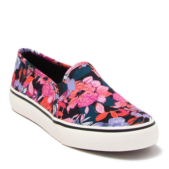 Keds Shoes - Keds Double Decker Floral Print Slip-Ons (Size 7)